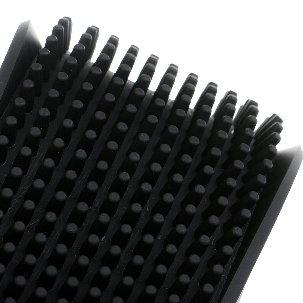 2 Pieces Black Rubber Bar Runner Drip Mat - Bar Counter Top Organizer Tray -