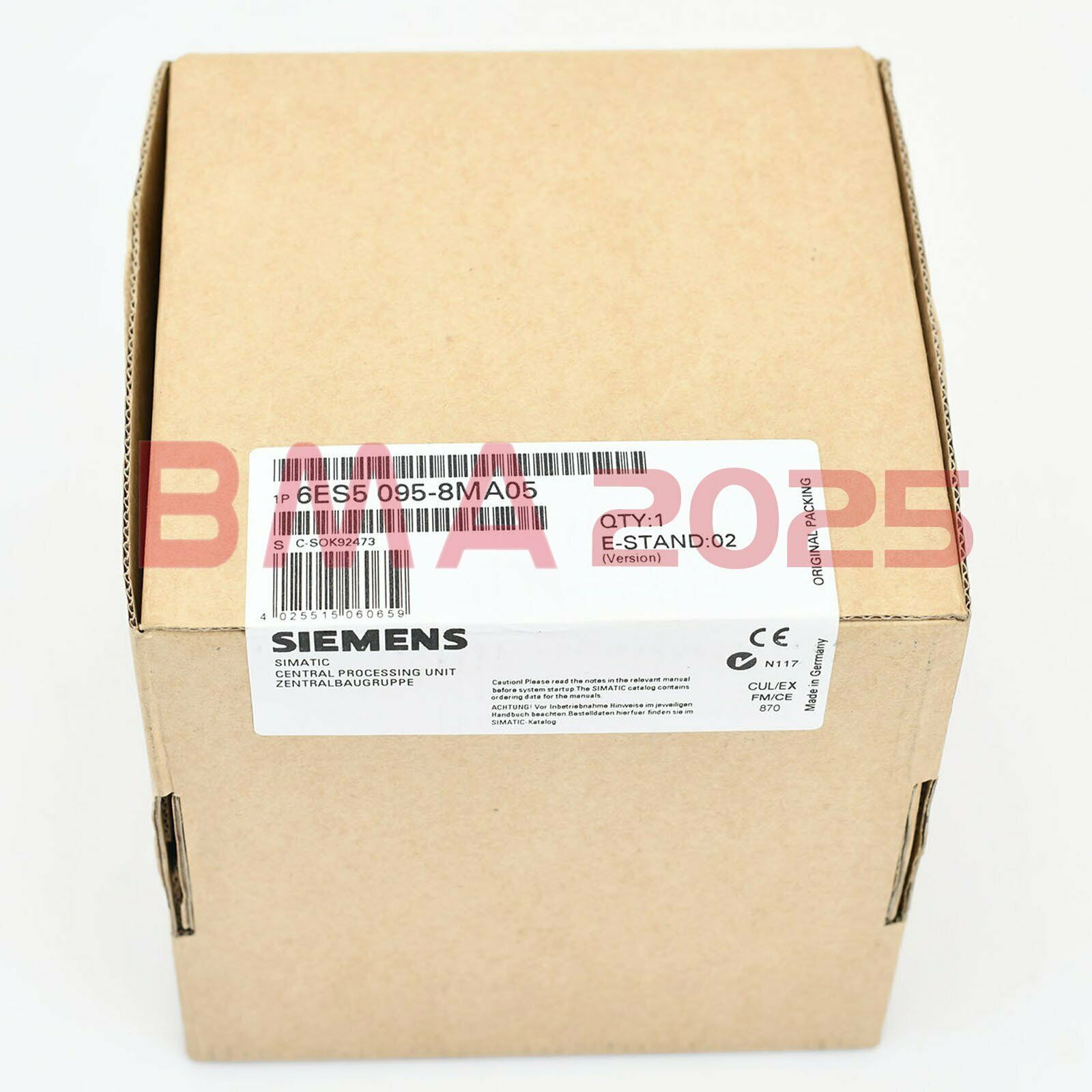 1PC New 6ES5095-8MA05 6ES5 095-8MA05 1year warranty DHL free ship SM9T