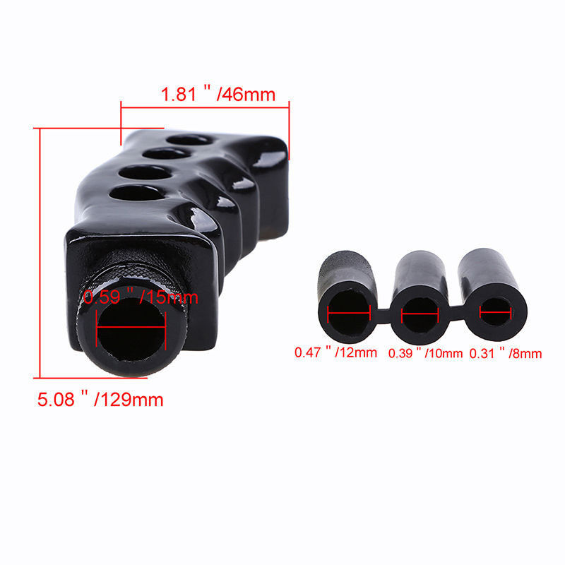 1xGun Grip Handle Car Manual Transmission Gear Shift Knob Head Shifter Universal