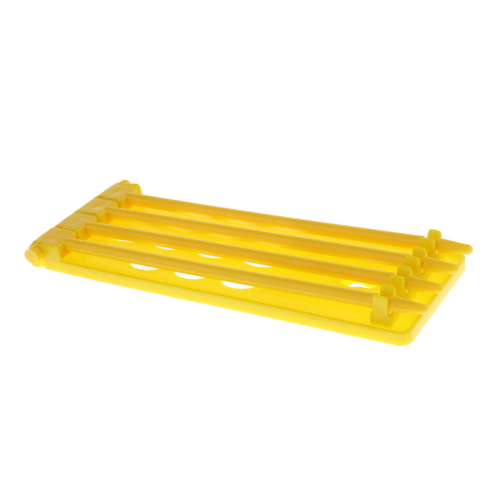 2x Racing Pigeon Foot Place Pigeon Leg  Holder Bands Rack Frame Yellow