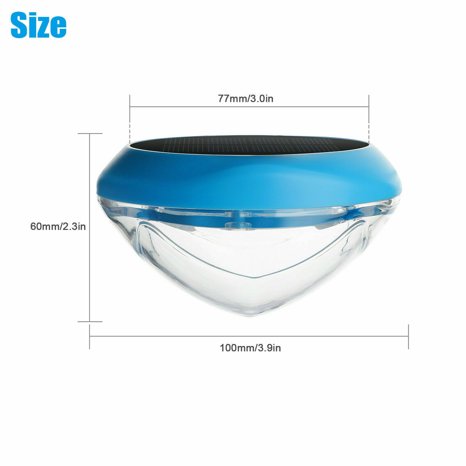 Solar LED RGB Lamp Garden Outdoor Pond Swimming Pool Floating Waterproof Light