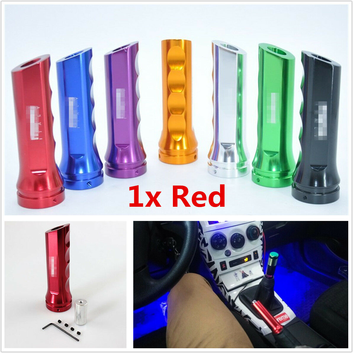 Universal Car Aluminum Hand Brake Sleeve Handbrake Handle Hand Protector Cover