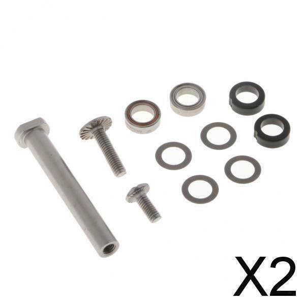 2X 1 Set Fishing Reel Handle Knob Component Parts with Bearings, Washers, Screw