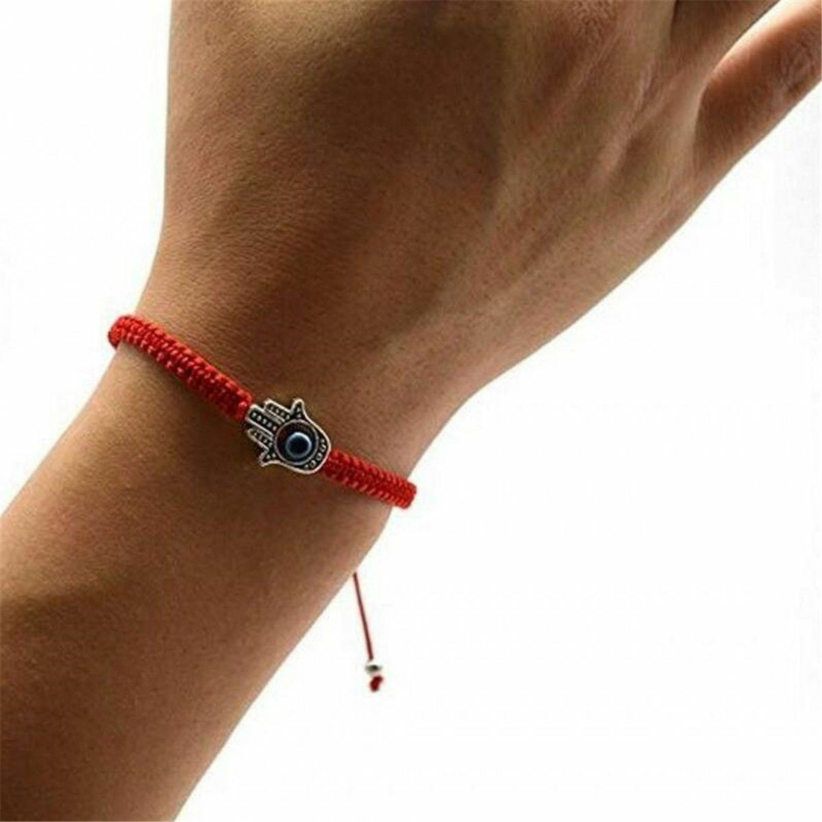 Fashion Lucky Hand Evil Eye Bracelet Red Rope String Braided Bangle Jewelry Gift