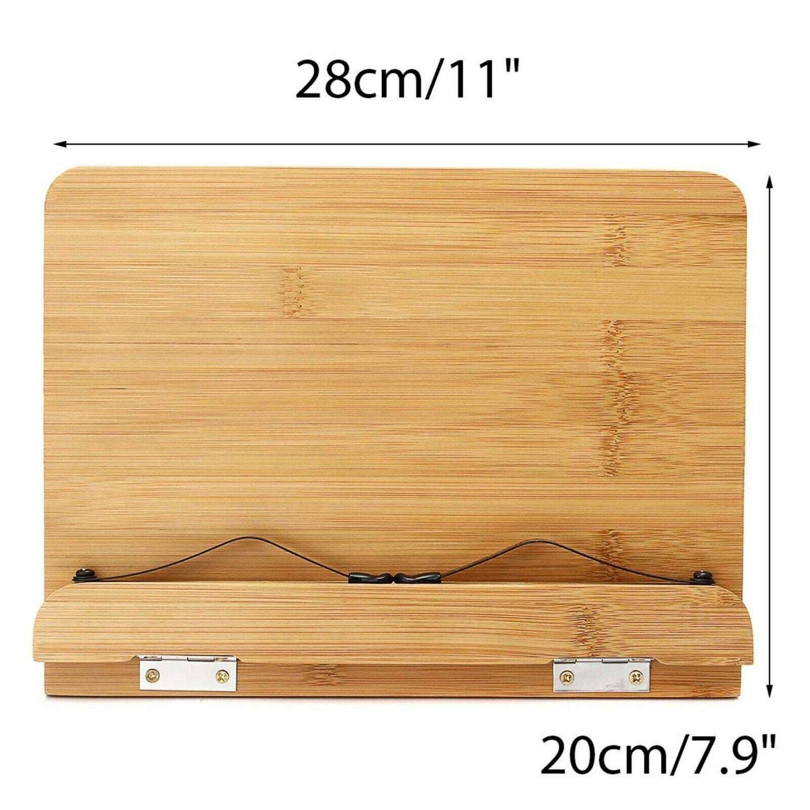 Adjustable Wooden Music Sheet Note Bible Cook Reading Book Foldable Holder Stand