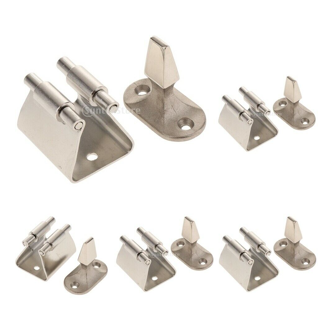 5pc 304 Stainless Steel Boat Deck Cabinet Door Latch Catch Holder Utility
