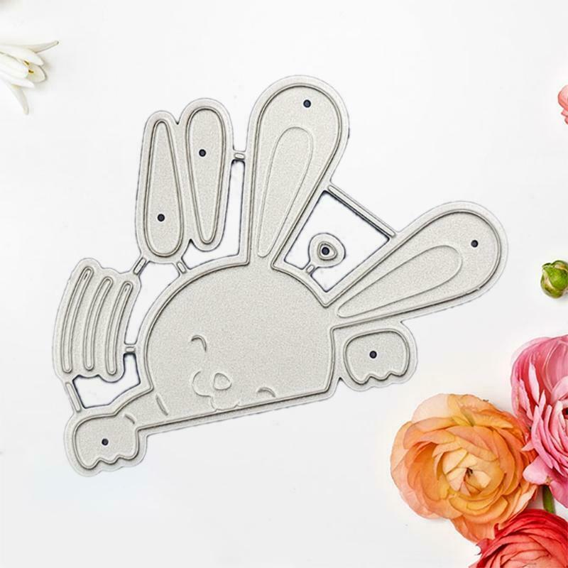 Rabbit Metal Cutting Dies Stencil DIY Scrapbooking Album Paper Template