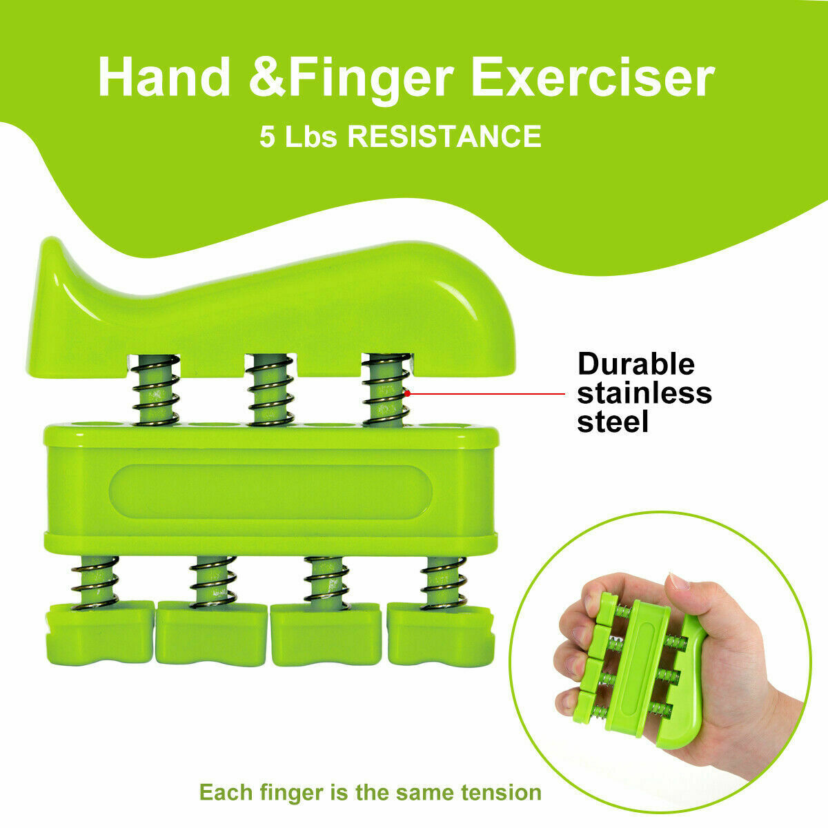 Hand Finger Exerciser Grip Strengthener for Guitar Sax Violin Piano Trainer