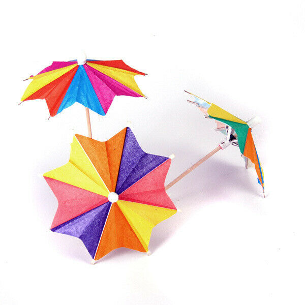 580 Pieces Party Drinking Umbrella Drinking Picks for Luau Parties, Island