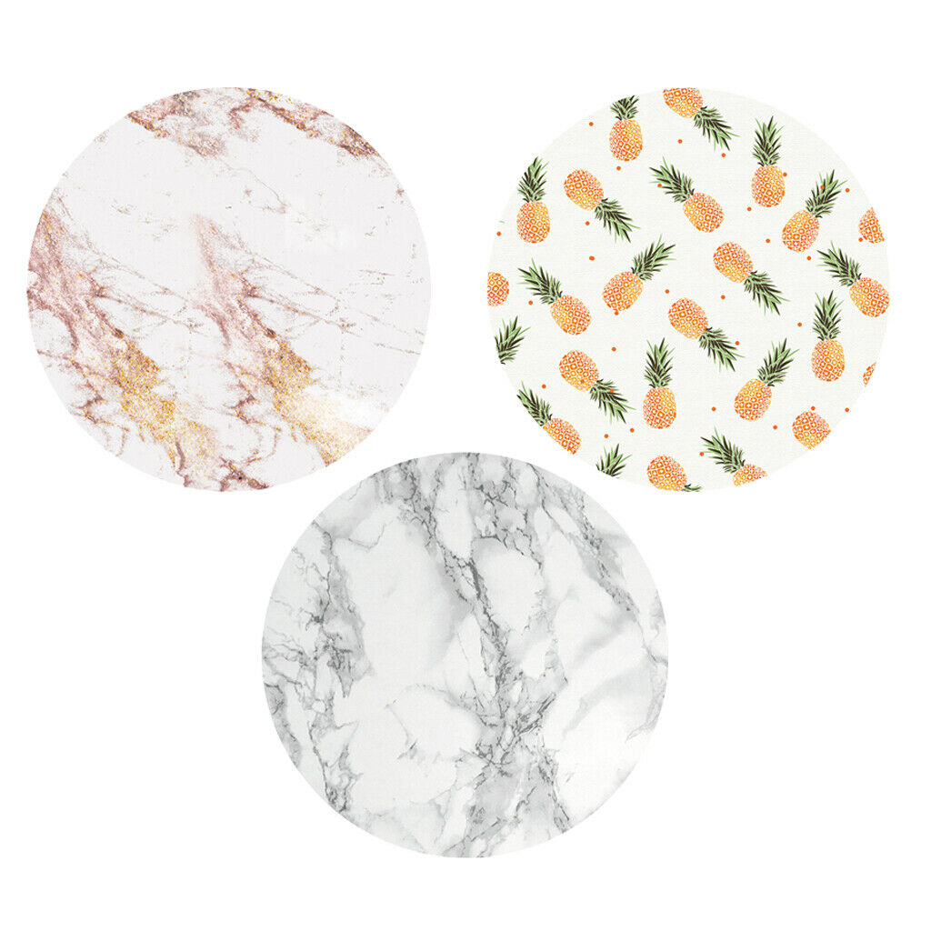 3X Replacement 48" Table Top Cover Table Cloth for Round Table Polyster