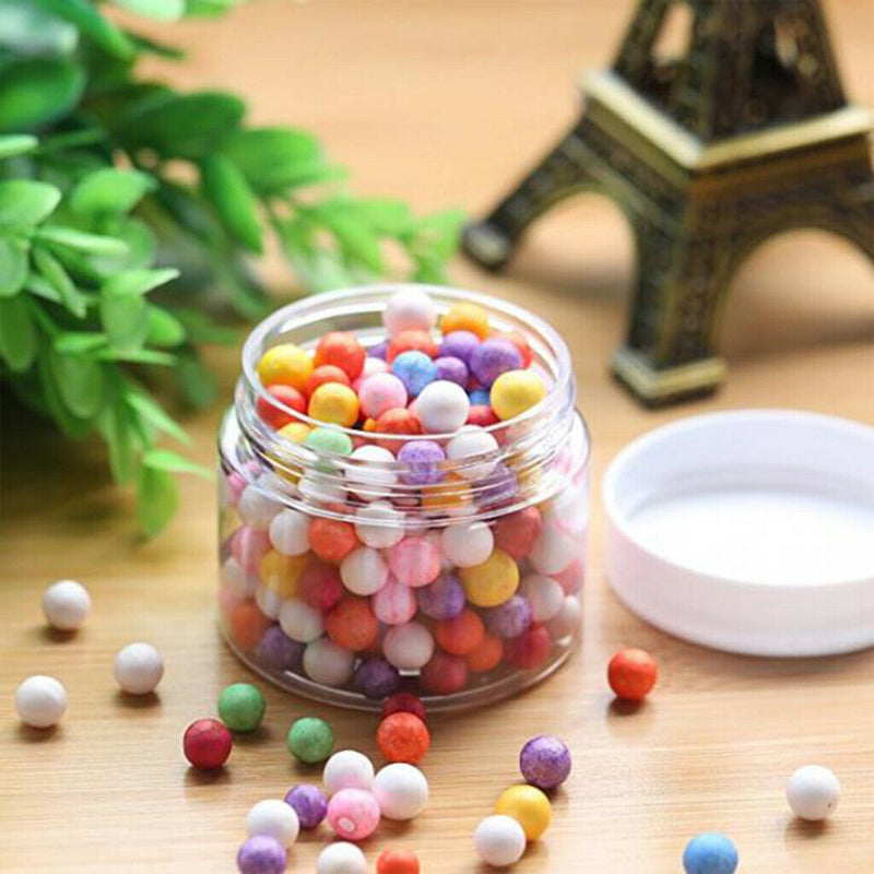 Storage Stackable Interlocking Clear Containers 5 Layers Round Plastic Jars For