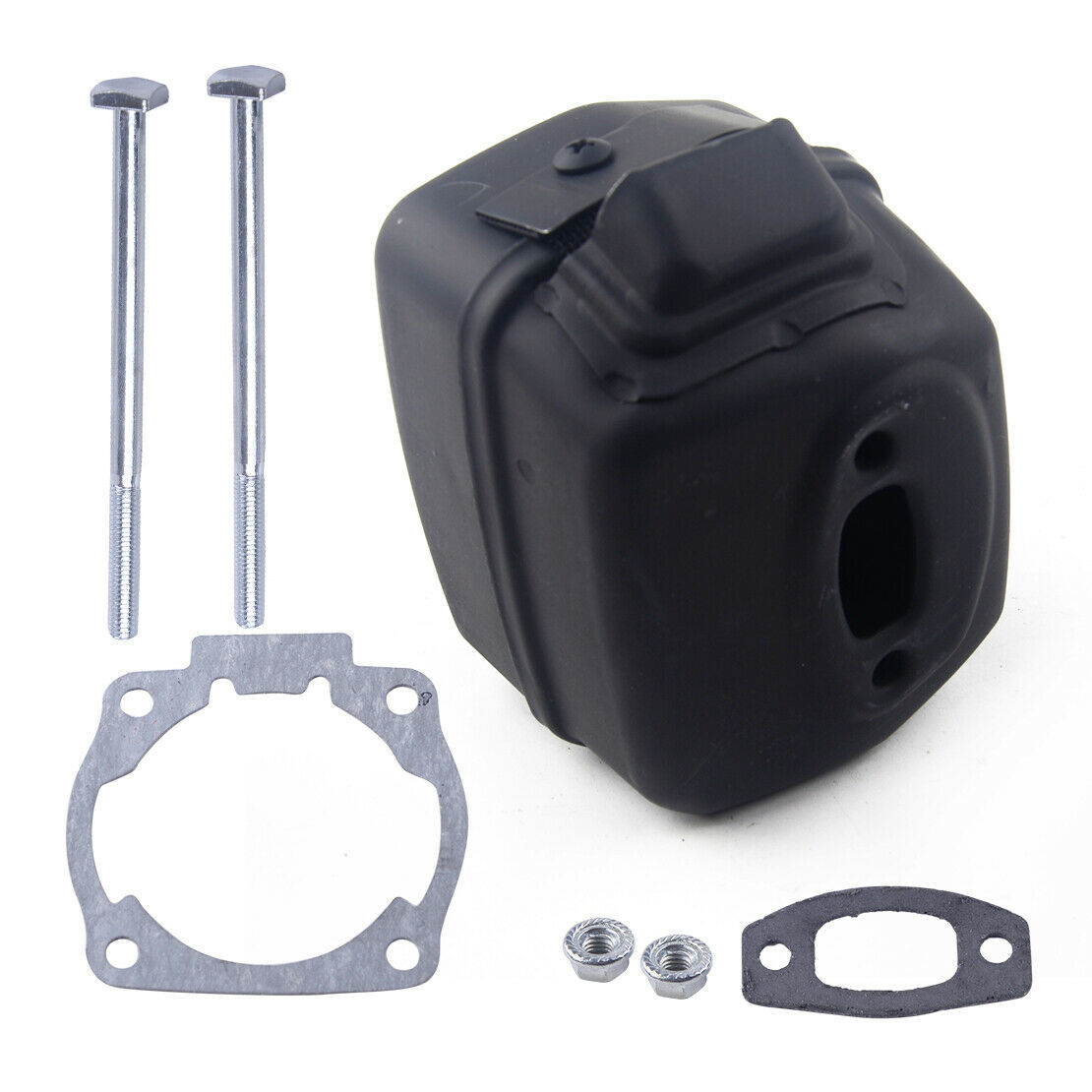 Kit Exhaust Muffler Bracket Bolt Nut Fit for Husqvarna 55 Rancher 503218202 Atn