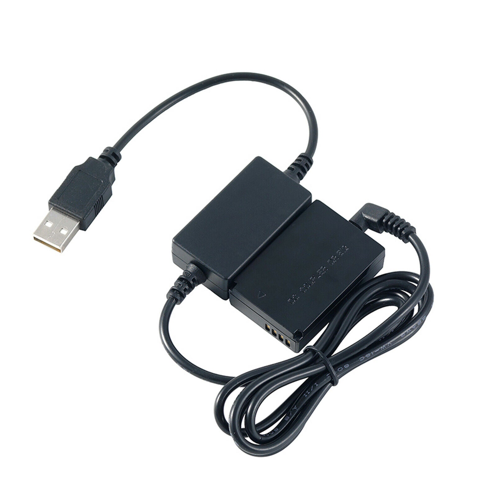 E12 Dummy Battery DC Coupler USB Power Adapter Kit for M2 M10 M50 Cameras