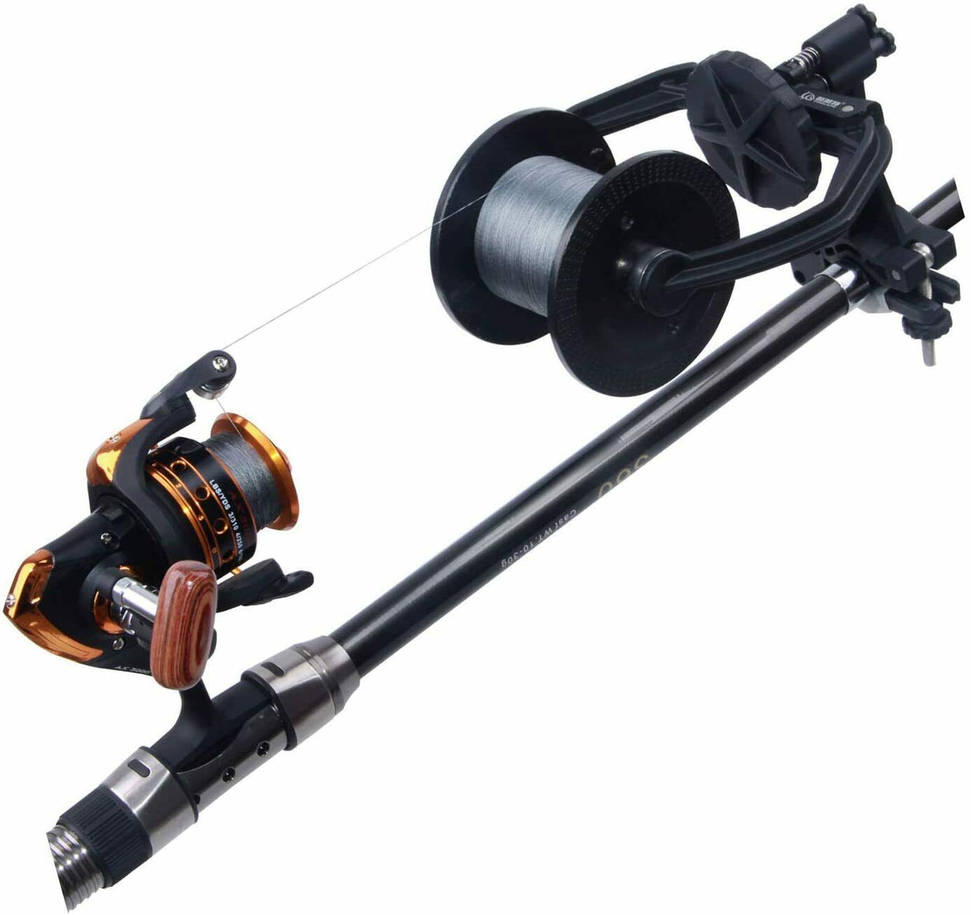 Pro Fishing Line Winder Spooler Machine Spinning Reel Spooling Station System