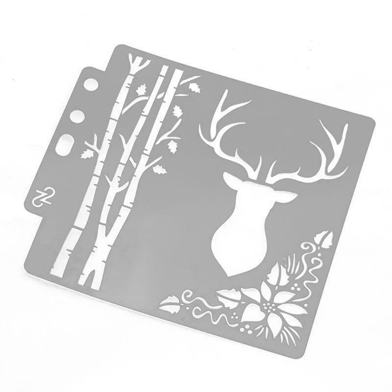 Different Airbrush Painting Stencil DIY Home Decor Scrapbooking Album Crafts Art