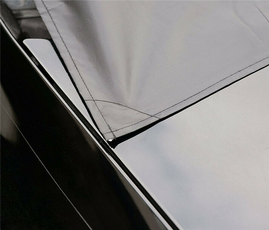 1x Car Offroad Windshield Glass Snow Cover w/Magnetic Edges + Mirror Snow Covers