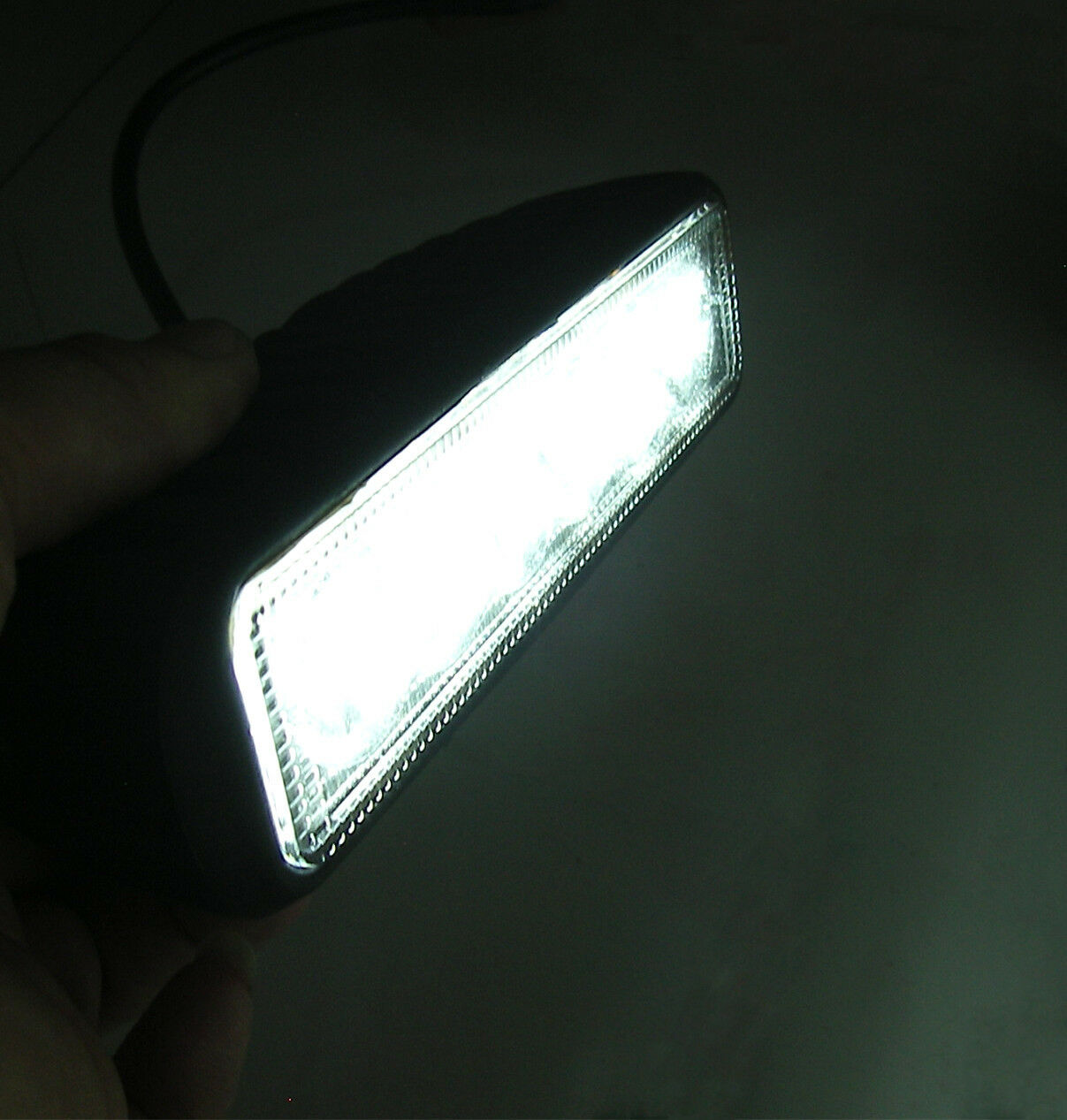 2 x OffRoad Driving Fog Working 6 LED Roof Bar SpotLight Lamp For Pickup SUV 4x4
