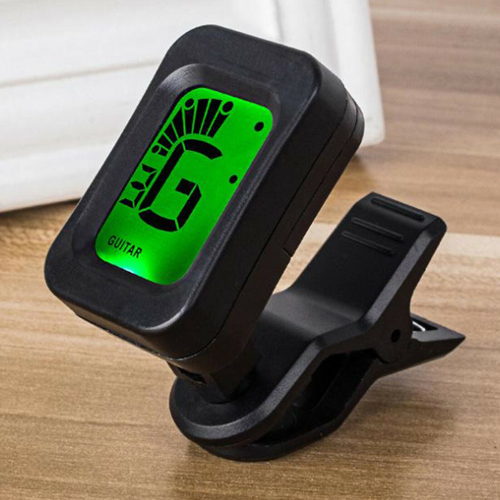 Mini Digital LCD Screen Acoustic Guitar Tuner Headstock Bass Ukulele Violin