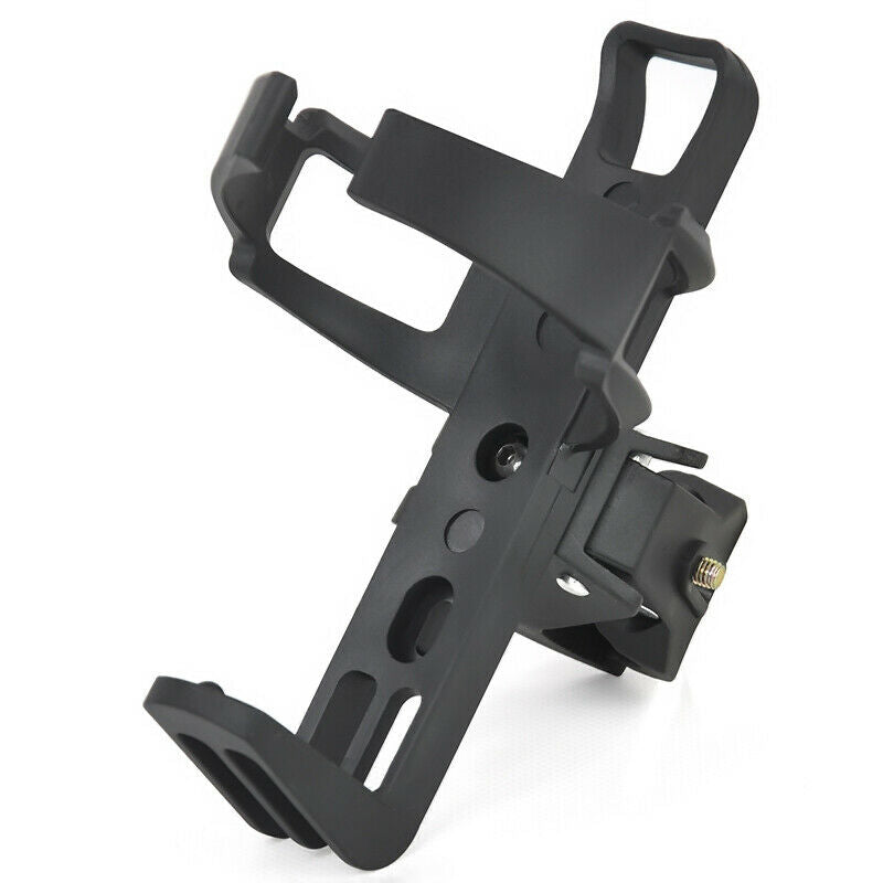 Quick Release Clamp MTB Bicycle Plastic Water Bottle Holder Cage Black