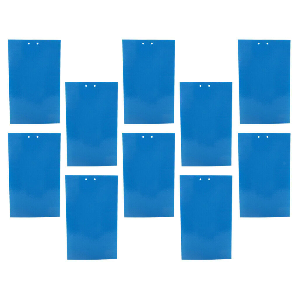 Set of 10 Sticky Traps Bug Board for Bug Useful Catchers Traps Blue