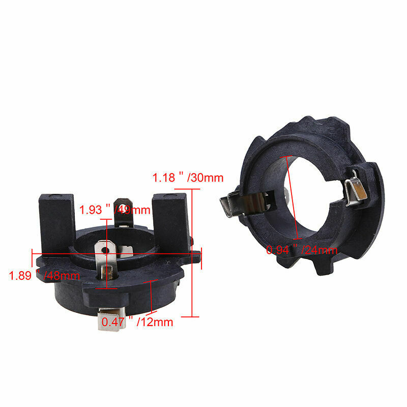 H7 LED Bulb Headlight Holder Adaptor Conversion Replace Kit Base Fit VW Golf Mk5