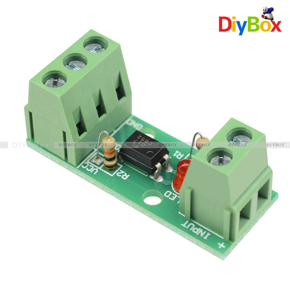 1 Channel Optocoupler Isolation Module Input 12V 80KHz No Din Rail Holder PLC