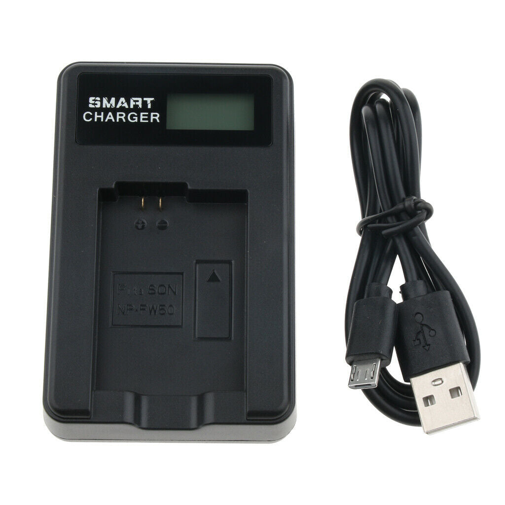 Battery Charger NP-FW50 for Sony NEX-3 NEX-3N NEX-5 NEX-5N NEX-6 NEX-7 NEXF3