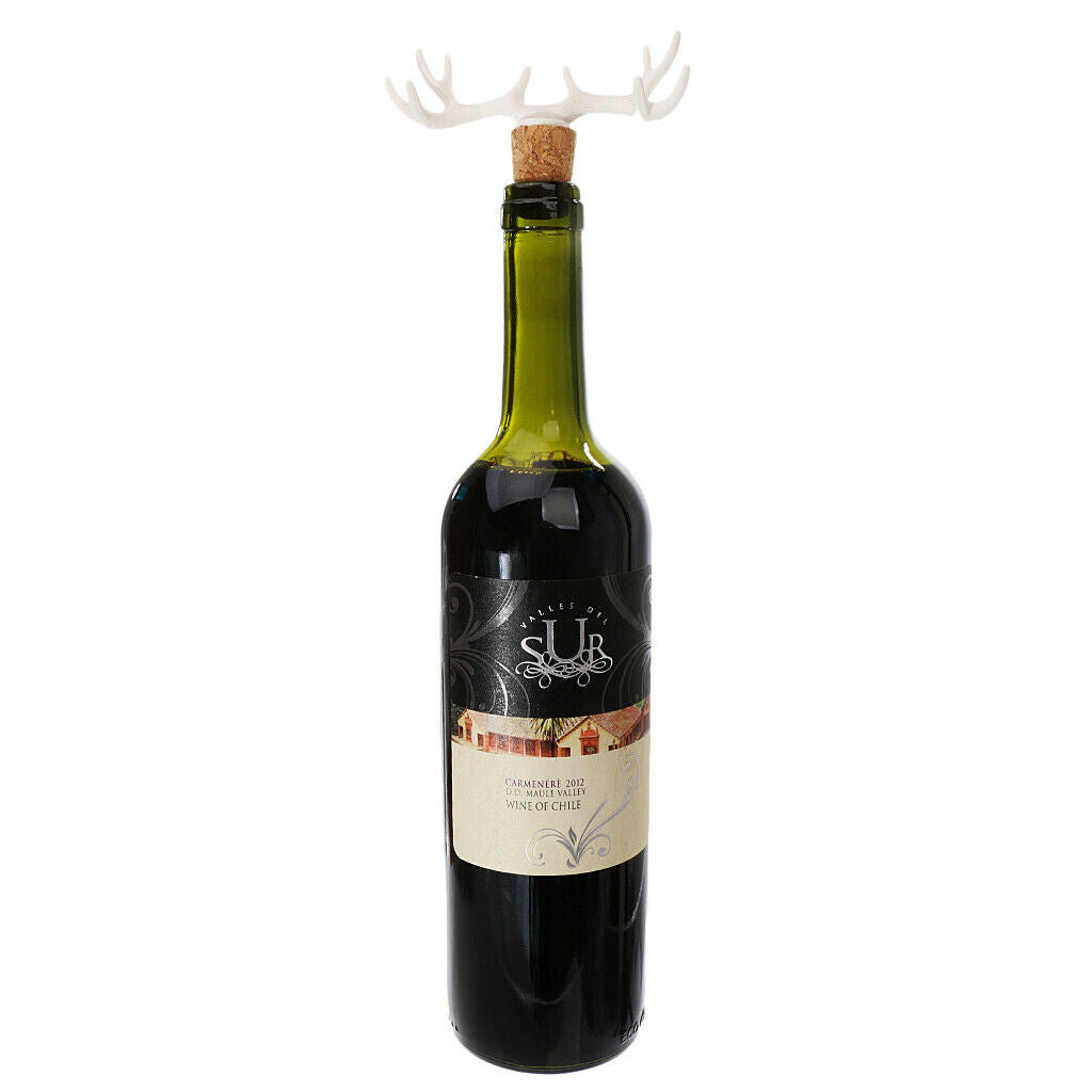 Deer Antler Christmas Red Wine Champagne Bottle Cork Stopper Party Supplies