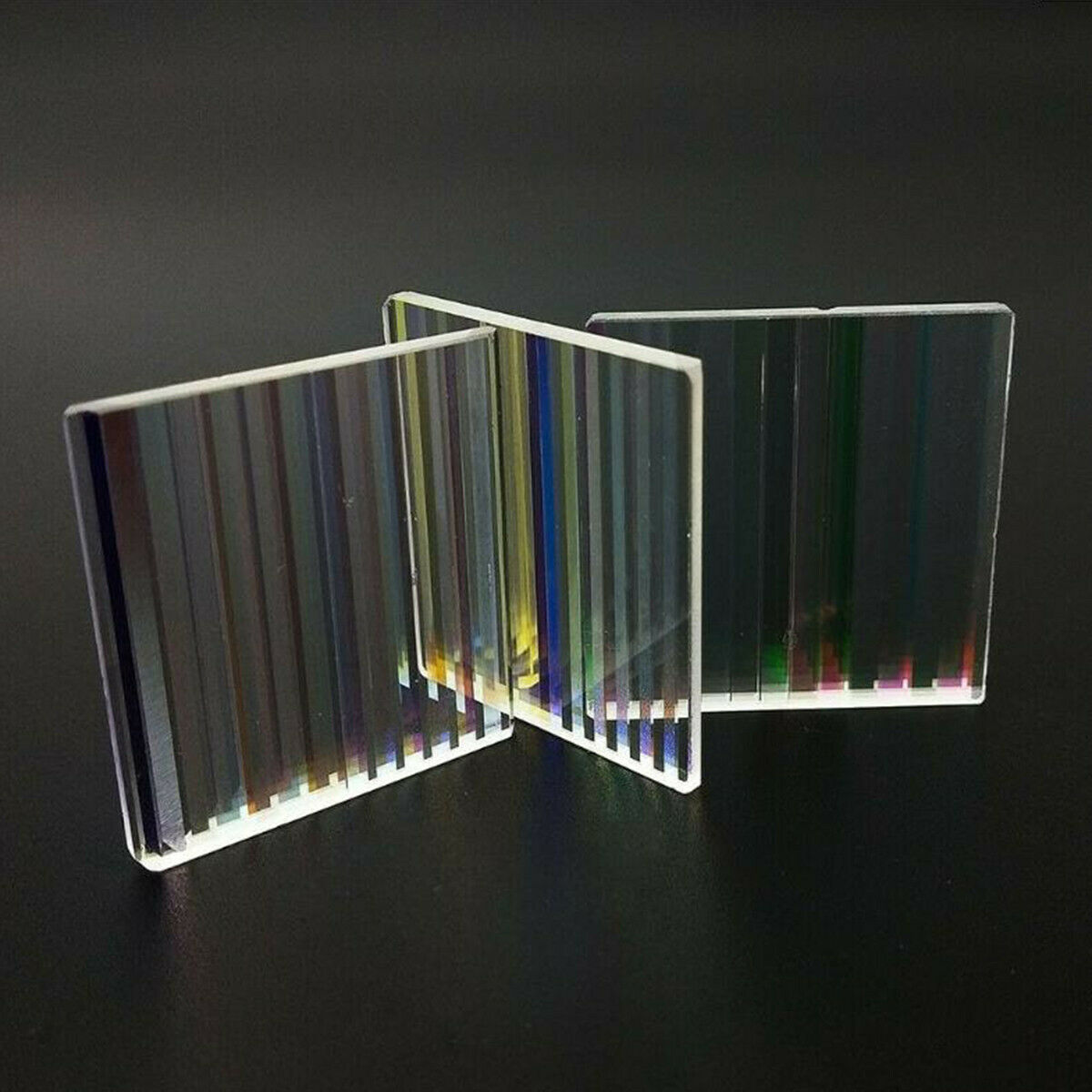5PCS Defective Optical Glass Decoration Lens Prism for Science Physics Research