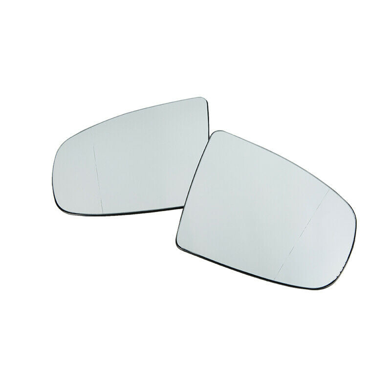 2pcs Door Wing Side Rearview Clear Mirror Glass Heated For X6 E71 E72 2008-2014