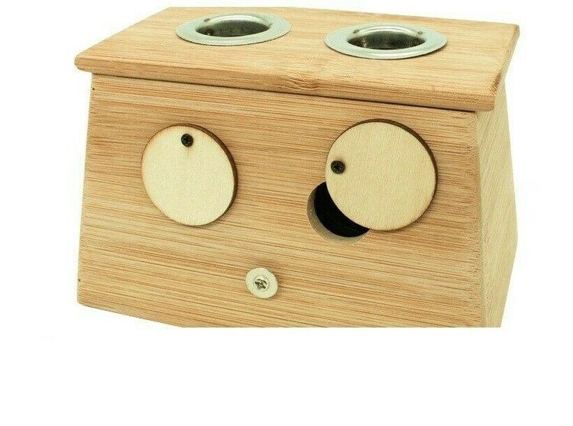 New High Quality Moxa Roll Burner Box With Double Holder Bamboo Moxibustion Box