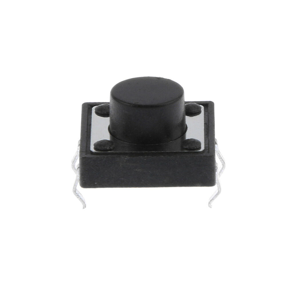 10Pcs 12x12x8mm 4pin Mini Micro Momentary Tactile Push Button Switch