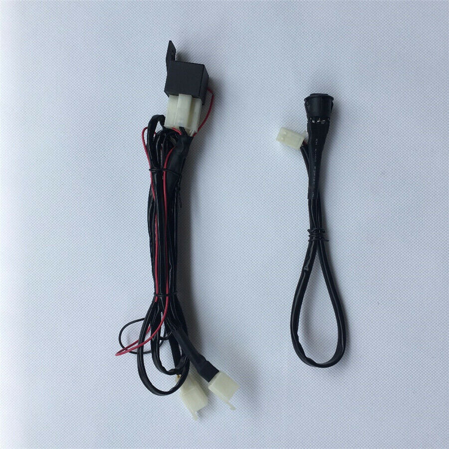 12V Motorcycle ATV Bike Carbon Fiber Seat Heater Warmer Kit Heated Pad Universal