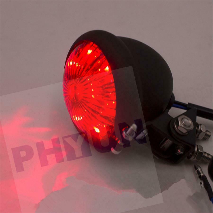 Motorcycle 12V LED Adjustable Tail Light Motorbike Brake Rear Lamp Taillight
