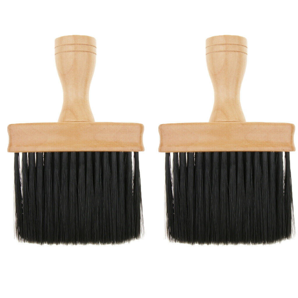 2x Dense Neck Duster Brush Face Neck Broken Hair Remover Cleaning Brush