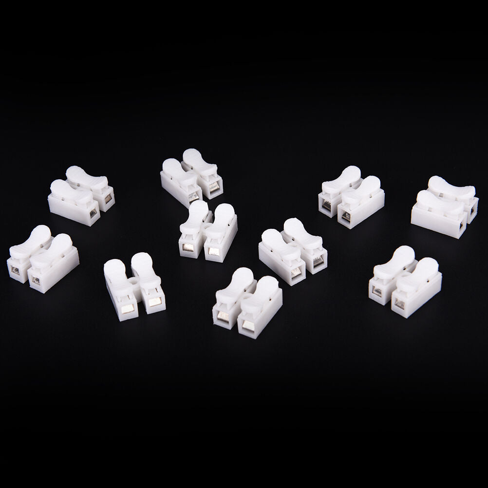 10 x Electrical Cable Connectors Quick Splice Lock Wire Terminals Self Lo.l8