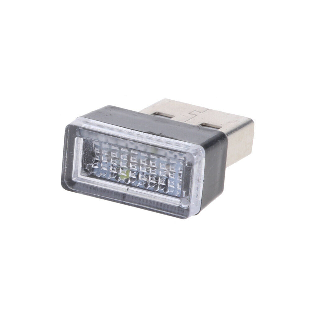 USB LED Car Interior Atmosphere Light Illumination Decoration Light white