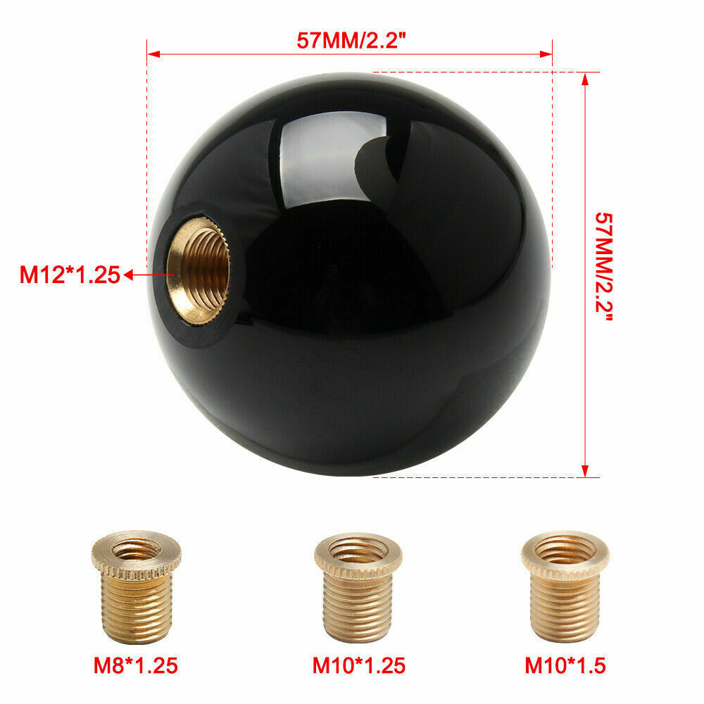 Universal Fit Black No.8 Billiard Ball Round Custom Car Gear Shifter Shift Knob