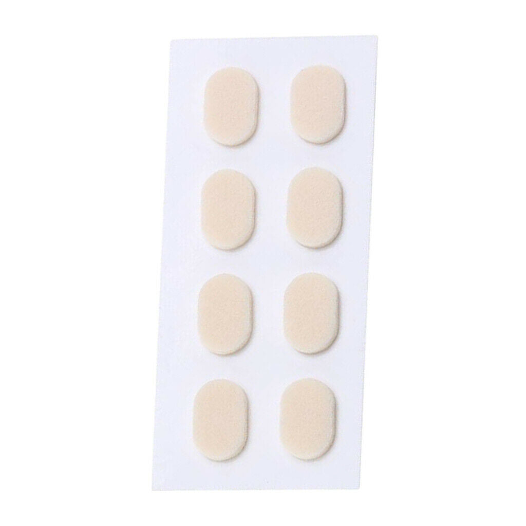 24 Pair Anti-slip Soft Nose Pads Stick On for Eyeglasses Glasses Skin 1.0mm