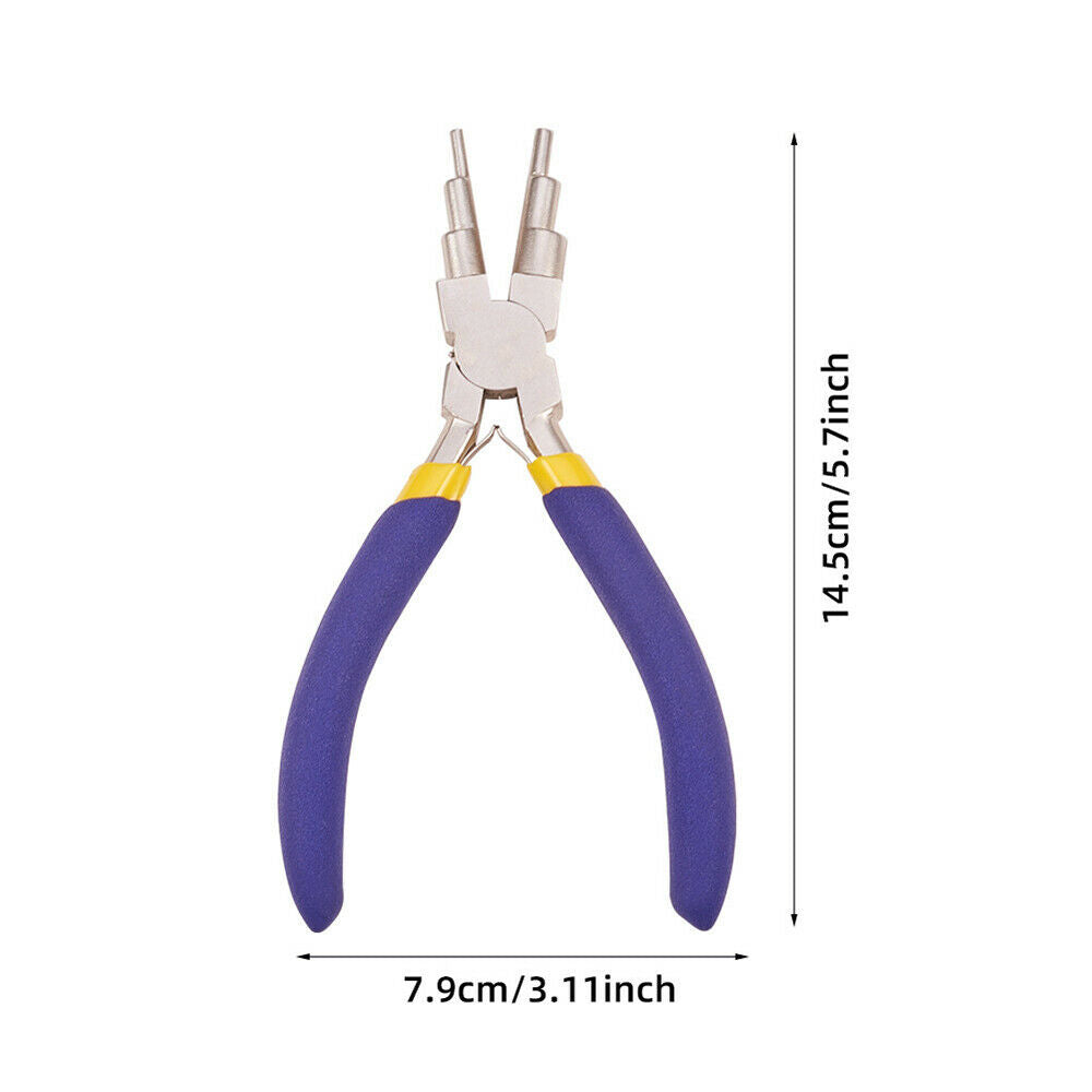 6-in-1 Carbon Steel Jewelry Pliers Bail Making Pliers Ring DIY Handmade Tool