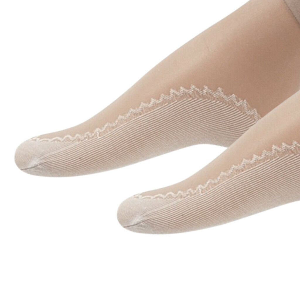 40x Lady Nylon Silk Summer Socks Lace Cotton Bottom Non-Slip Short Socks