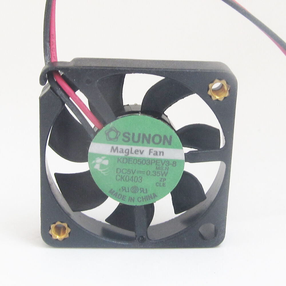 10pcs SUNON MagLev KDE0503PEV3-8 30x30x6mm 3006 DC5V 0.35W 2pin DC Cooling fan
