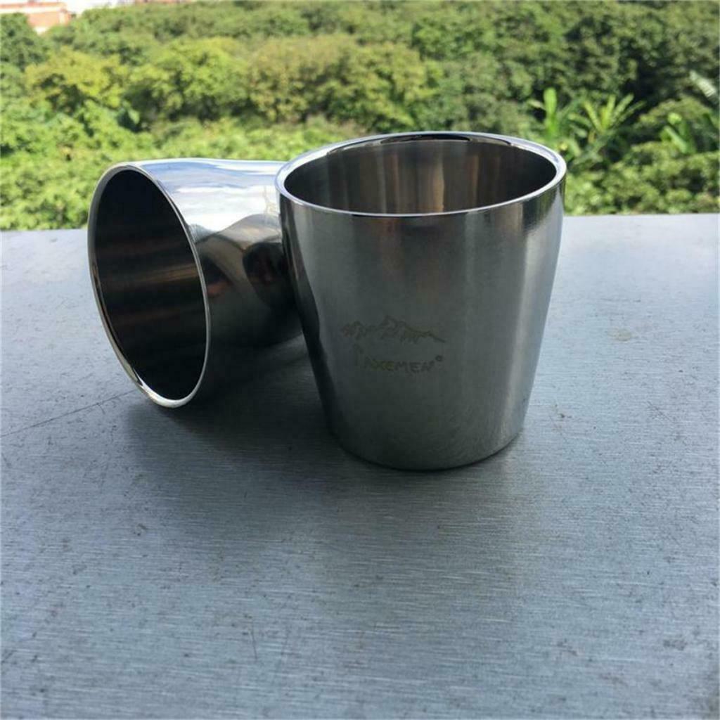 Outdoor Camping Hiking Stainless Steel Camping Water Tumbler Beer Mug Cup
