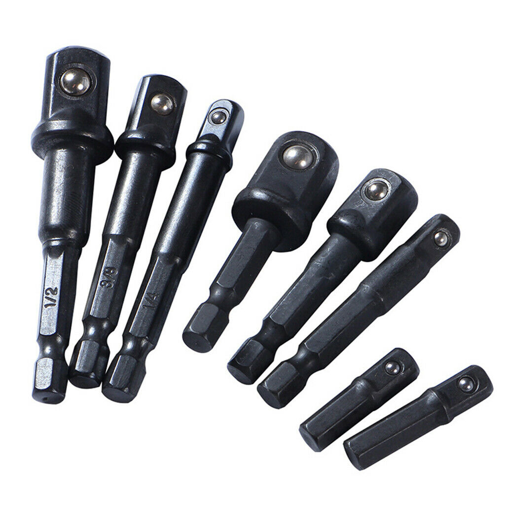 12 Pack Hex Sockets For Socket Connectors, Reducer Extension, Impact Hand Tool