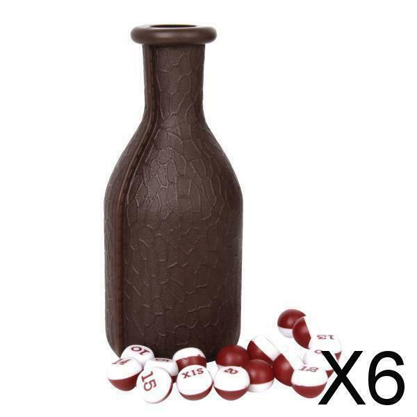 6X Professional Shaker Bottle & 16 Numbered Counting Balls for Kelly Pool