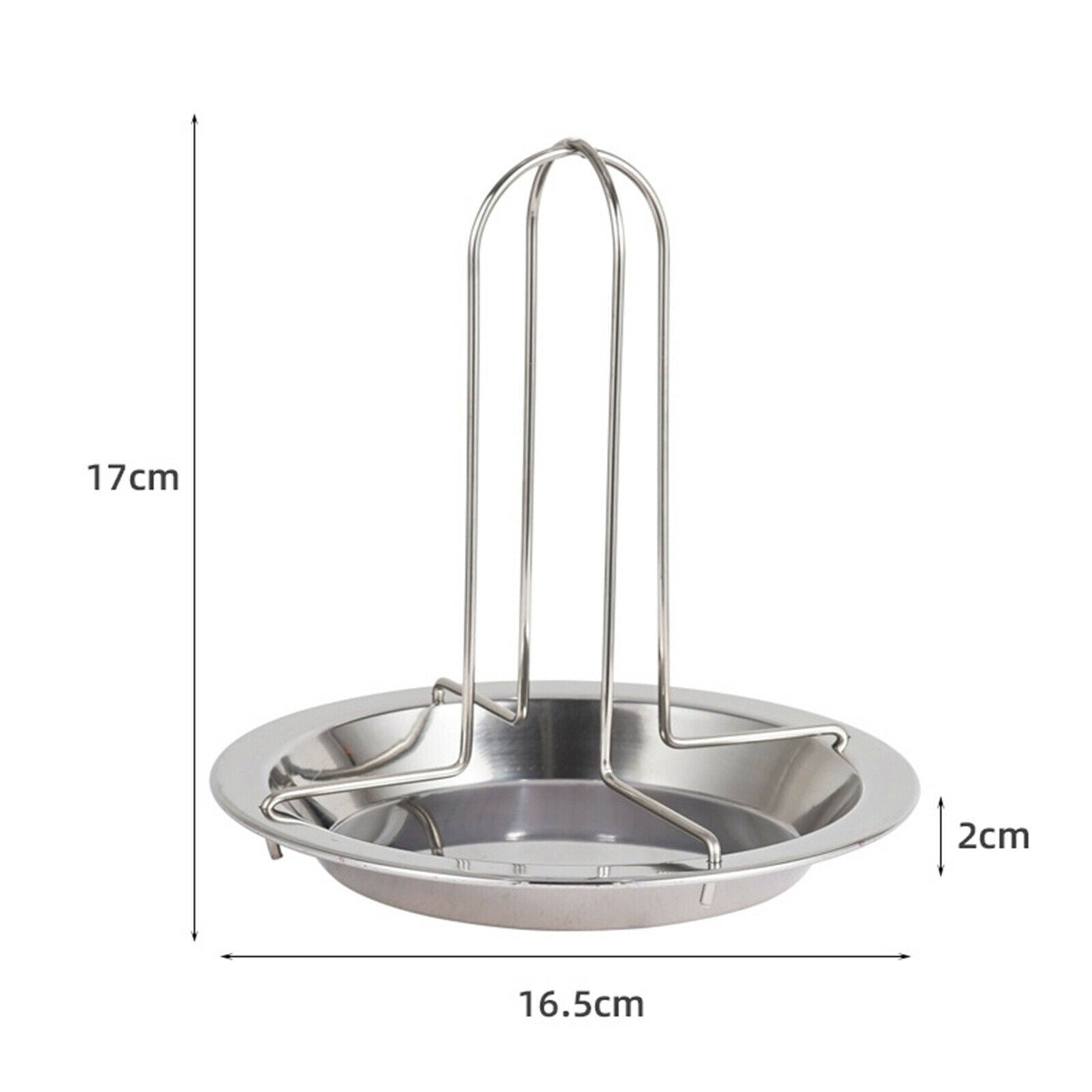 Rooster Beer Can Chicken Roaster Rack Steel Barbecue Grill Gift Space Saver