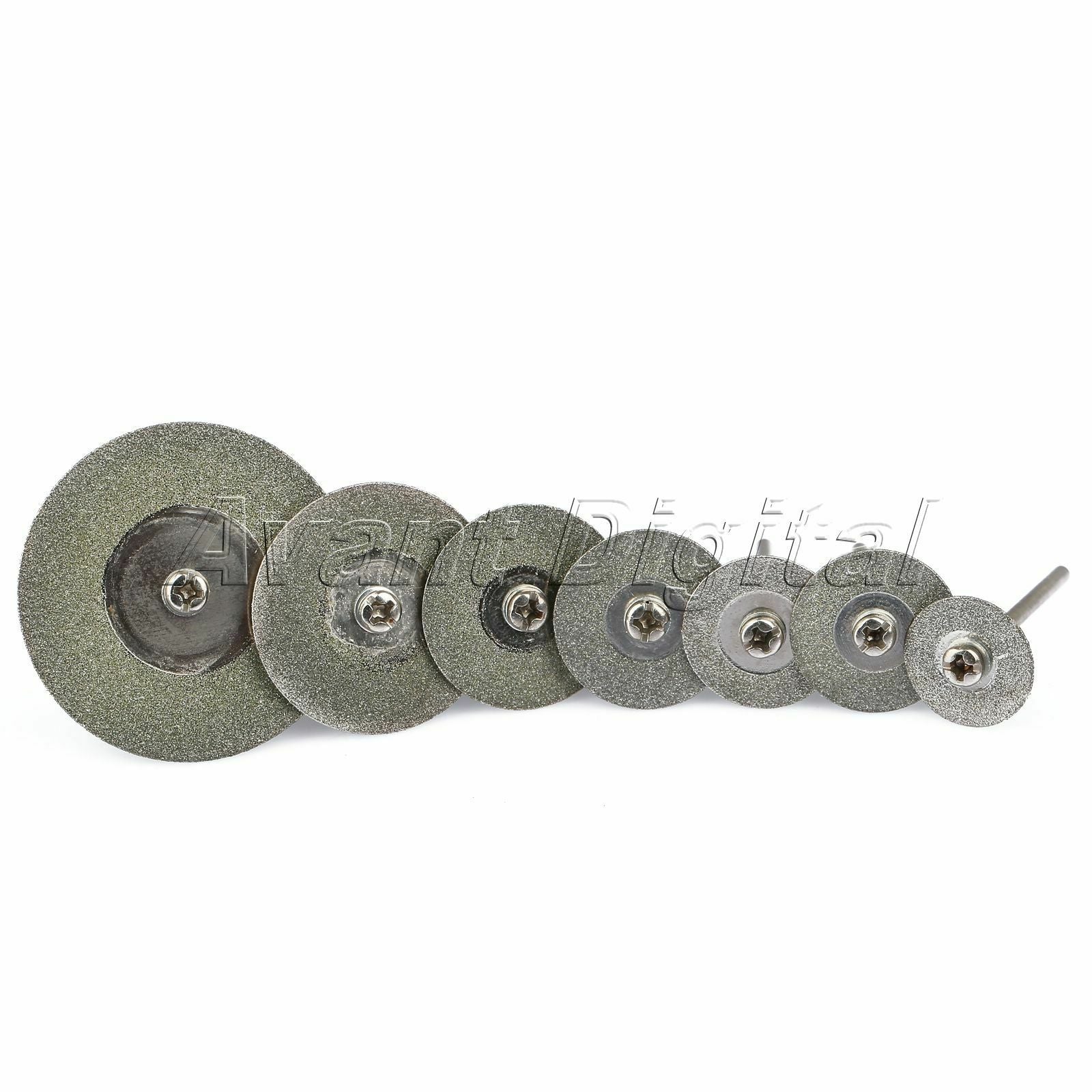 10Pcs Diamond Saw Cut Off Cutter Wheel Blade Discs Rotary Set Shank for Power