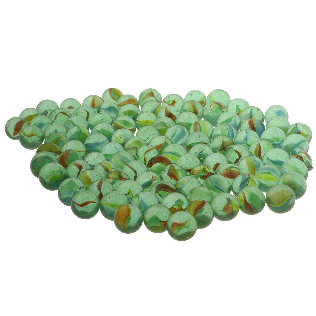 16mm Cats Eye Glass Marbles, Fun Marble Toys, Entertainment Games - Pack of 100