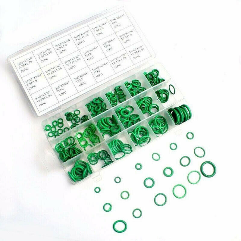 Rubber 270pcs Set Car Air Conditioning Refrigerant A/C Trim Repair O-Ring_DD