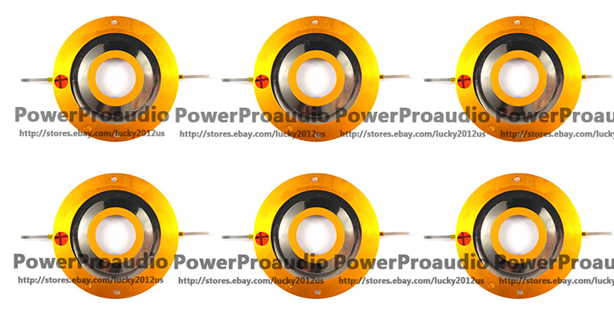 6pcs Aftermarket Diaphragm For JBL 2404 2404H 2404H-1 2405 2405H 075 076 16 ohm